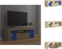 VidaXL TV-meubel Nordic TV-meubel Sonoma Eiken 120 x 35 x 40 cm Met RGB LED-verlichting Kast - Thumbnail 2