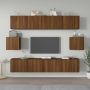VidaXL TV-meubel set Bruineiken 4x 80x30x30cm + 2x 30.5x30x30cm Kast - Thumbnail 1
