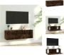 VidaXL TV-meubel Smoked Oak 100x30x30 cm Wall-mounted Kast - Thumbnail 2