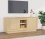 VidaXL TV-meubel Sonoma Eiken 102 x 35 x 45 cm Trendy en praktisch Voldoende opbergruimte Stevig blad Praktische deuren Kast - Thumbnail 1