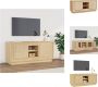 VidaXL TV-meubel Sonoma Eiken 102 x 35 x 45 cm Trendy en praktisch Voldoende opbergruimte Stevig blad Praktische deuren Kast - Thumbnail 2