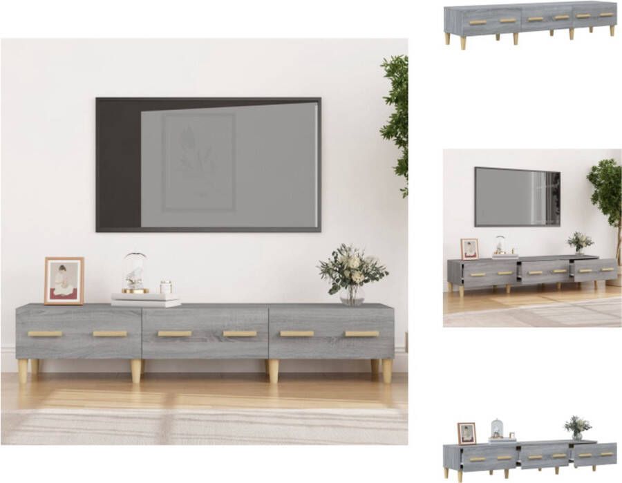 vidaXL TV Meubel Sonoma Eiken 150 x 34.5 x 30 cm Modern en Stevig Kast