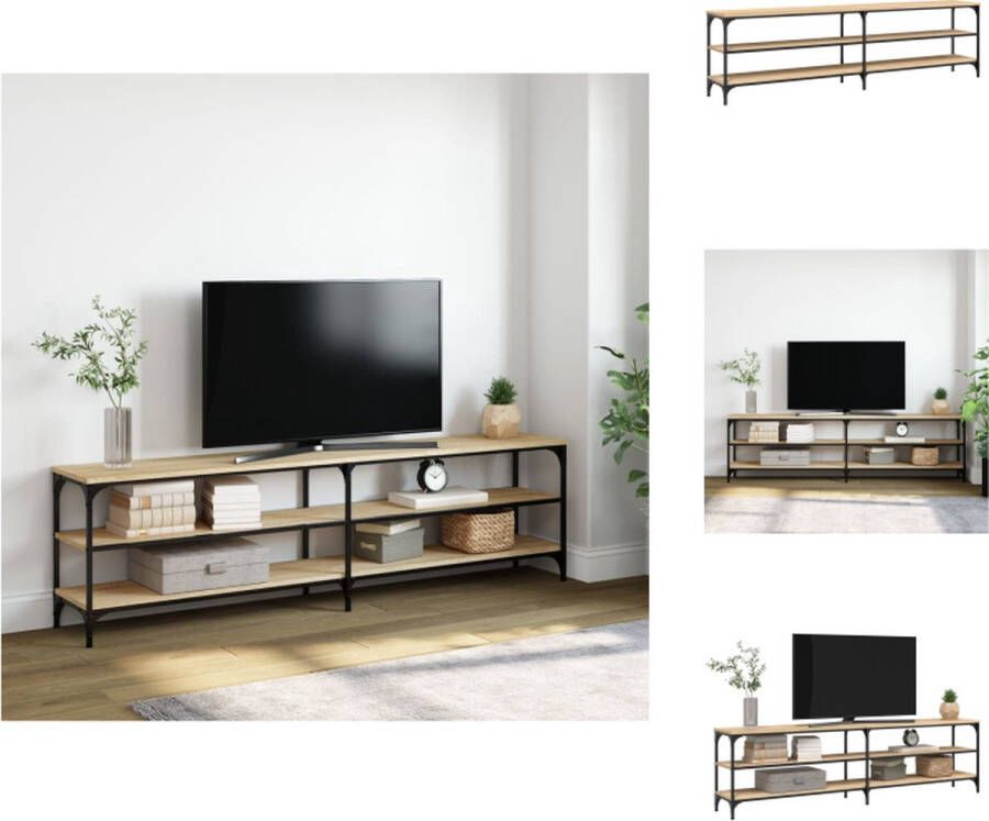VidaXL TV-meubel Sonoma eiken 180 x 30 x 50 cm Kast