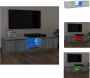 VidaXL TV-meubel Sonoma Eiken RGB LED-verlichting 140 x 40 x 35.5 cm trendy design Kast - Thumbnail 1