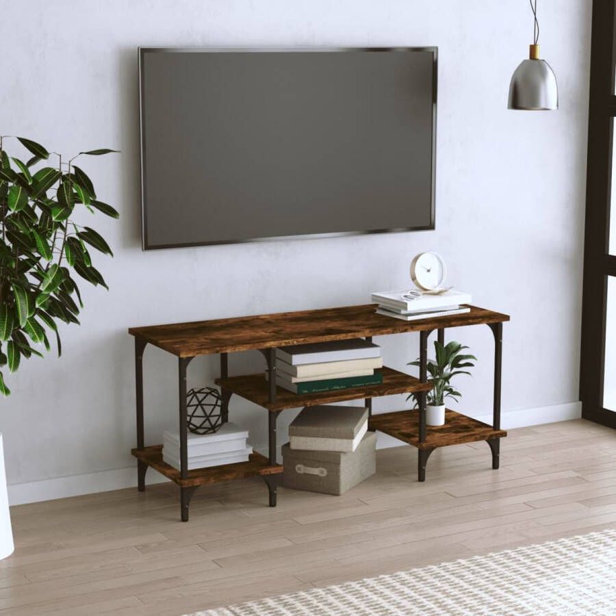 vidaXL Tv meubel spaanplaat 102x35x45 5 cm kleur smoked eiken