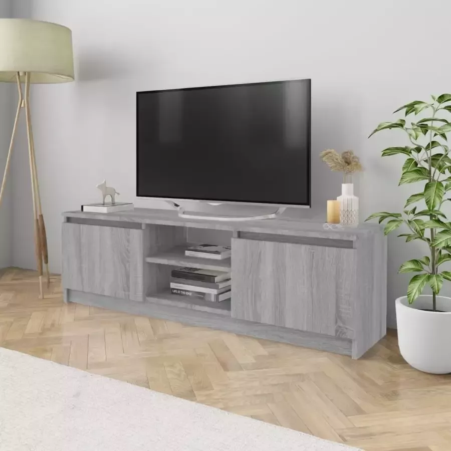 VidaXL Tv meubel spaanplaat 120x30x35 5 cm grijs