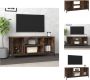 VidaXL TV-meubel Televisiekast 102 x 35 x 45 cm Gerookt eiken Kast - Thumbnail 1