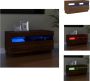 VidaXL TV-meubel Trendy Bruineiken 80 x 35 x 40 cm RGB LED-verlichting Kast - Thumbnail 2
