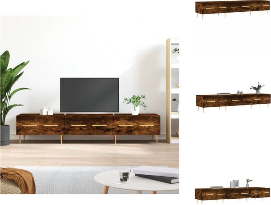 VidaXL TV-meubel Trendy Kast 150 x 36 x 30 cm gerookt eiken Kast