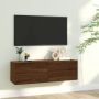 VidaXL TV-meubel Trendy ontwerp TV-kast Afmetingen- 100 x 30 x 30 cm Kleur- bruineiken Materiaal- bewerkt hout Kast - Thumbnail 2