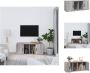 VidaXL TV-meubel Trendy TV-meubel 100 x 35 x 40 cm Grijs sonoma eiken Kast - Thumbnail 1