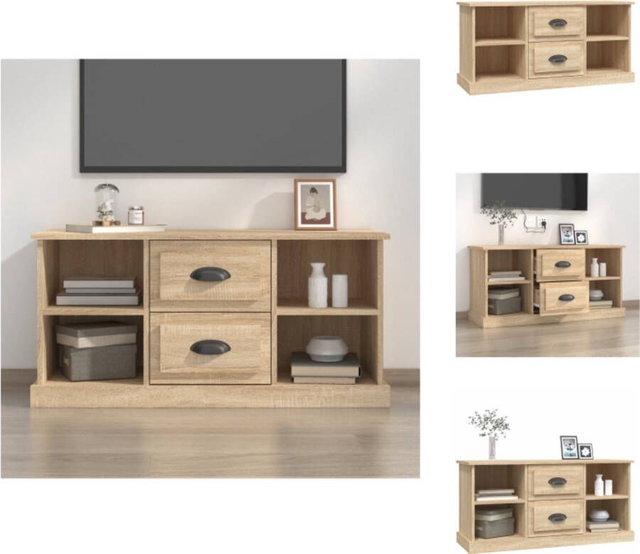 VidaXL Tv-meubel tv-meubels 99.5 x 35.5 x 48 cm Sonoma eiken Kast