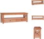 VidaXL TV-meubel Vintage Mahoniehout 120 x 30 x 40 cm Natuurlijk mahoniehout Kast - Thumbnail 2