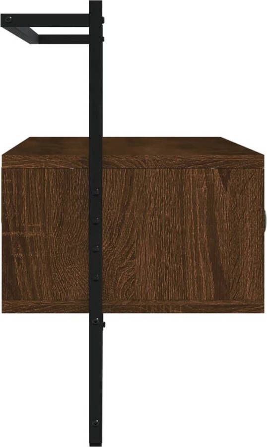 VidaXL -Tv-meubel-wandgemonteerd-100 5x30x51-cm-hout-bruineikenkleurig - Foto 5