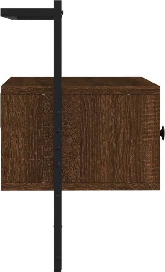 VidaXL -Tv-meubel-wandgemonteerd-60 5x30x51-cm-hout-bruineikenkleurig - Foto 3