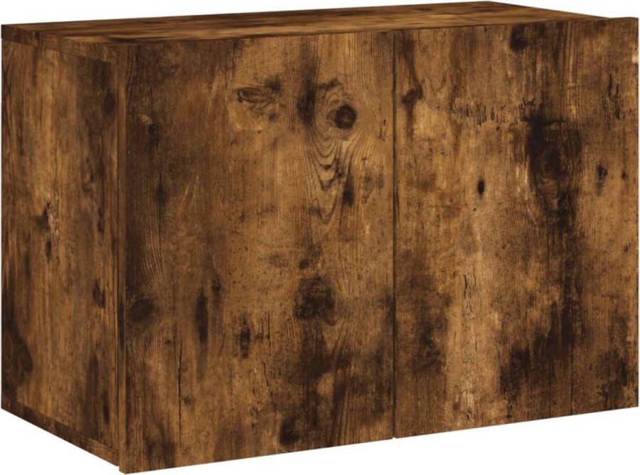 VidaXL -Tv-meubel-wandgemonteerd-60x30x41-cm-gerookt-eikenkleurig - Foto 3