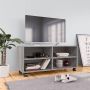 VidaXL TV-meubel Wieltjes Trendy TV-meubels Afmeting- 90 x 35 x 35 cm Kleur- Grijs Sonoma Eiken Kast - Thumbnail 2