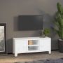 VidaXL TV-meubel Workshop 105 x 35 x 42 cm wit metaal Kast - Thumbnail 1