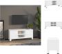 VidaXL TV-meubel Workshop 105 x 35 x 42 cm wit metaal Kast - Thumbnail 2