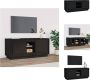 VidaXL Tv-meubel zwart 102 x 35 x 45 cm trendy en praktisch Kast - Thumbnail 2