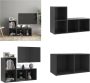 VidaXL Tv-meubelen 2 st 72x35x36-5 cm spaanplaat grijs Tv-kast Tv-kasten Tv-standaard Tv-standaarden - Thumbnail 2