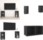VidaXL Tv-meubelen 2 st 72x35x36-5 cm spaanplaat grijs Tv-kast Tv-kasten Tv-standaard Tv-standaarden - Thumbnail 1