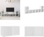 VidaXL Tv-meubelen 4 st 72x35x36-5 cm spaanplaat wit Tv-kast Tv-kasten Tv-standaard Tv-standaarden - Thumbnail 2