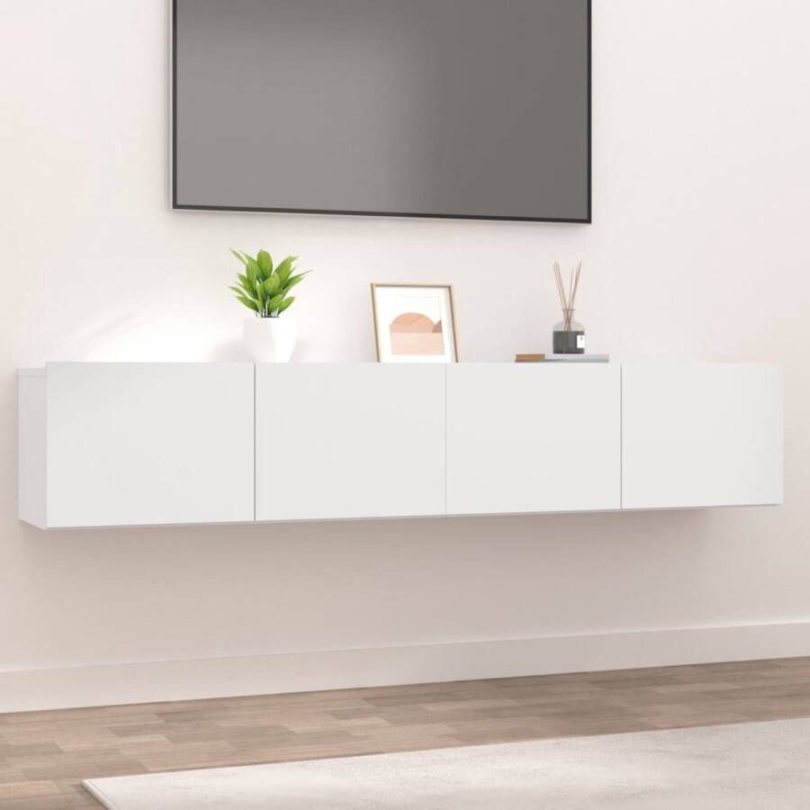 VidaXL -Tv-meubels-2-st-80x30x30-cm-bewerkt-hout-wit