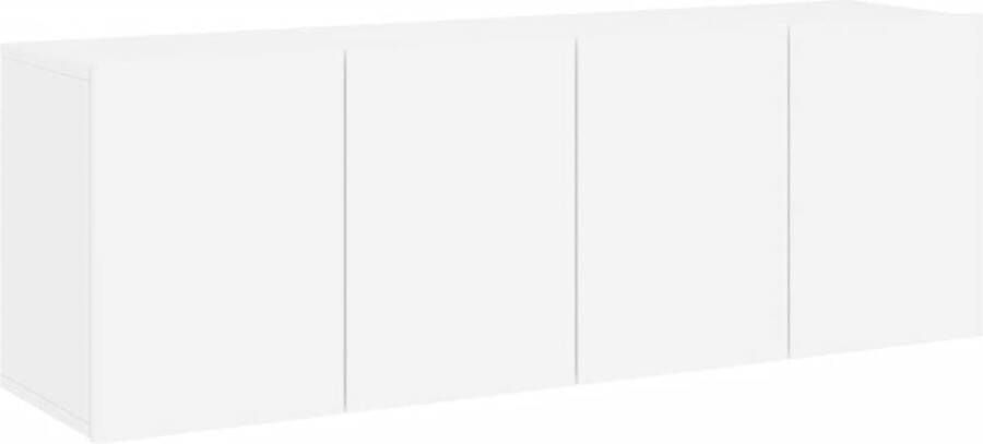 VidaXL -Tv-meubels-2-st-wandgemonteerd-60x30x41-cm-wit - Foto 4