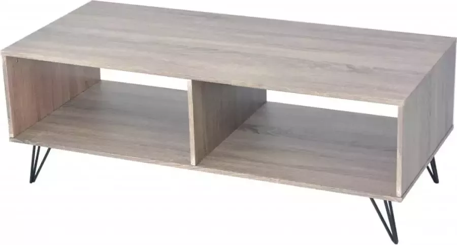 VidaXL Tv-meubel salontafel 110x50x40 cm grijs