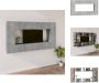 VidaXL TV-meubelset Betongrijs 80x30x30 cm 30.5x30x60 cm Kast - Thumbnail 2