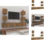 VidaXL TV-meubelset Gerookt eiken 2x 100x30x30cm + 4x 30.5x30x30cm Kast - Thumbnail 2