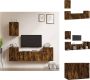 VidaXL TV-meubelset Gerookt Eiken 3 x 40x34.5x60 cm + 2 x 57x34.5x40 cm Kast - Thumbnail 2