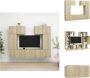 VidaXL TV-meubelset Sonoma eiken 60x30x30 cm 30.5x30x60 cm 80x30x30 cm Kast - Thumbnail 2