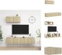 VidaXL Tv-meubelset Sonoma Eiken 80 x 30 x 30 cm 3 x tv-meubel Kast - Thumbnail 2