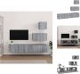 VidaXL TV Meubelset Sonoma Eiken Set van 3 30.5x30x30cm 60x30x30cm 80x30x30cm Kast - Thumbnail 1