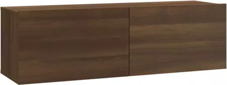 VidaXL -Tv-wandmeubel-100x30x30-cm-bewerkt-hout-bruineikenkleurig - Foto 4