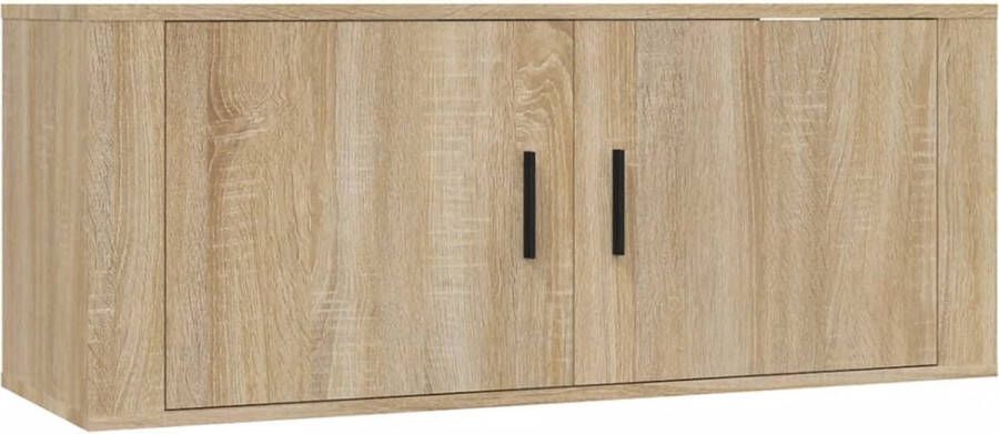 VidaXL -Tv-wandmeubel-100x34 5x40-cm-sonoma-eikenkleurig - Foto 1