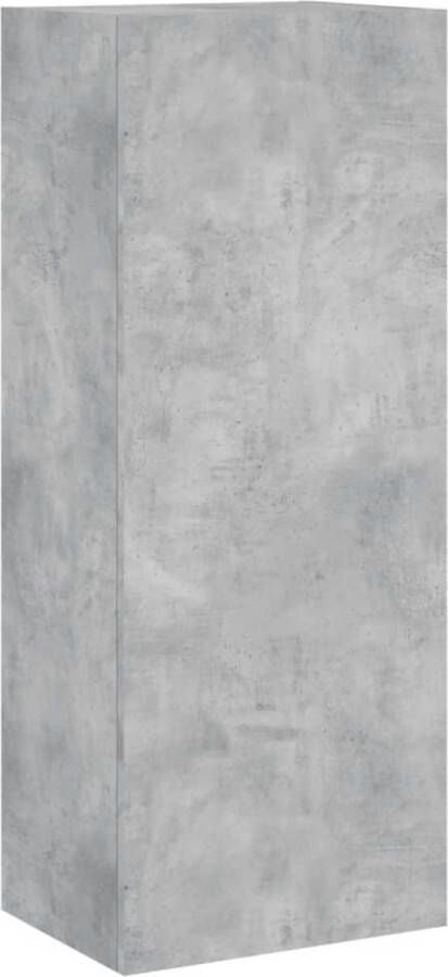 VidaXL -Tv-wandmeubel-40 5x30x102-cm-bewerkt-hout-betongrijs - Foto 4