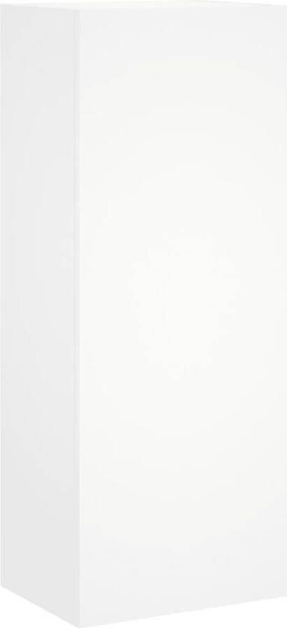 VidaXL Tv-wandmeubel Wit 40 5x30x102 cm Tv-wandmeubel Zwevend Tv-meubel Tv Meubel Houten Tv-standaard Bergruimte