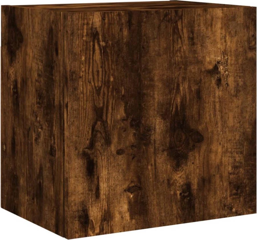 VidaXL Tv-meubel 40 5x30x40 cm Gerookt Eiken Tv-wandmeubel Zwevend Tv-meubel Woonkamer Meubilair Opbergkast Hout Meubel