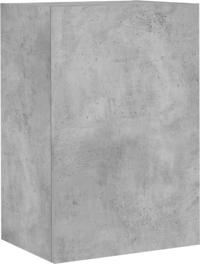 VidaXL -Tv-wandmeubel-40 5x30x60-cm-bewerkt-hout-betongrijs - Foto 4