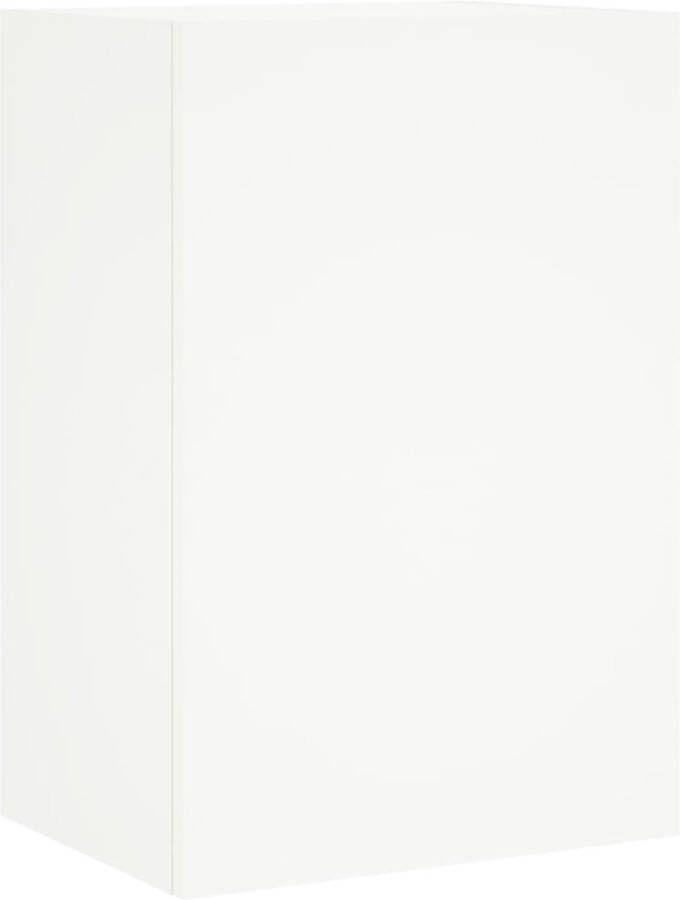 VidaXL -Tv-wandmeubel-40 5x30x60-cm-bewerkt-hout-wit - Foto 4