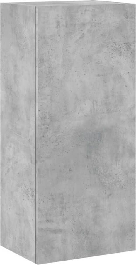 VidaXL -Tv-wandmeubel-40 5x30x90-cm-bewerkt-hout-betongrijs - Foto 4