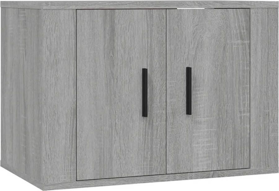 VidaXL -Tv-wandmeubel-57x34 5x40-cm-grijs-sonoma-eikenkleurig - Foto 3