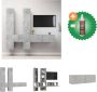 VidaXL TV-meubelset Betongrijs 30.5 x 30 x 30 cm (S) 60 x 30 x 30 cm (M) 80 x 30 x 30 cm (L) Bewerkt hout Kast Inclusief Houtreiniger en verfrisser - Thumbnail 1