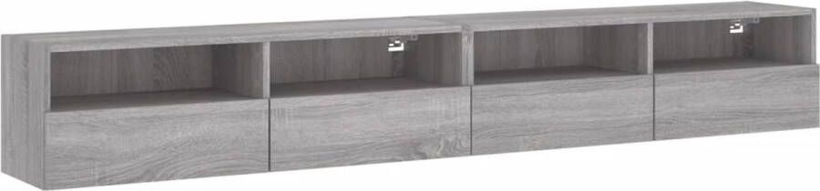 VidaXL -Tv-wandmeubels-2-st-100x30x30-cm-hout-grijs-sonoma - Foto 4