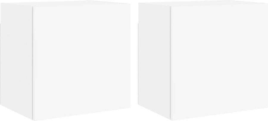 VidaXL -Tv-wandmeubels-2-st-40 5x30x40-cm-bewerkt-hout-wit - Foto 4
