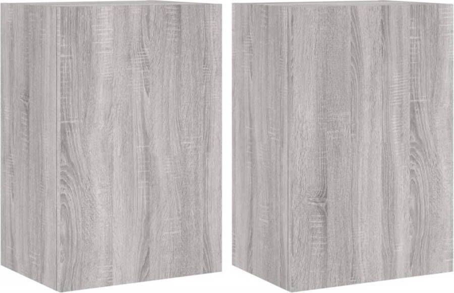 VidaXL -Tv-wandmeubels-2-st-40 5x30x60-cm-hout-grijs-sonoma - Foto 3