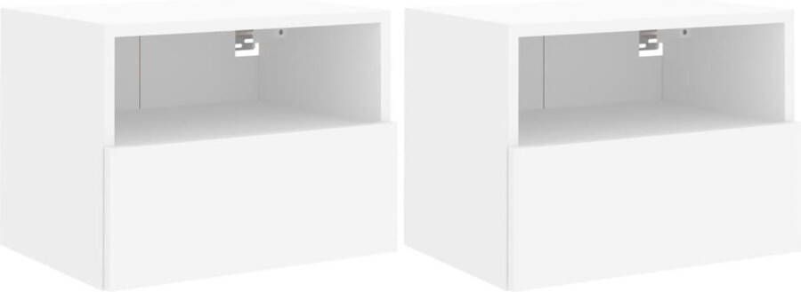 VidaXL -Tv-wandmeubels-2-st-40x30x30-cm-bewerkt-hout-wit - Foto 4
